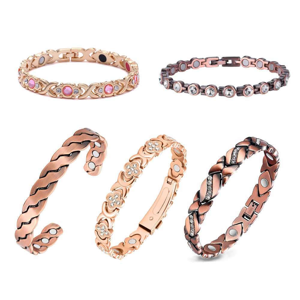 🔥Copper Bracelets for Women. Pure Copper Magnetic Bracelet with 3800 Gauss Effective Magnets