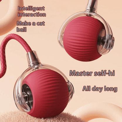 ODALIT™  Self-Moving Cat Toy Ball – 360° Auto-Rolling, Smart Interactive Pet Ball for Indoor Cats & Small Dogs – Fast & Engaging Play